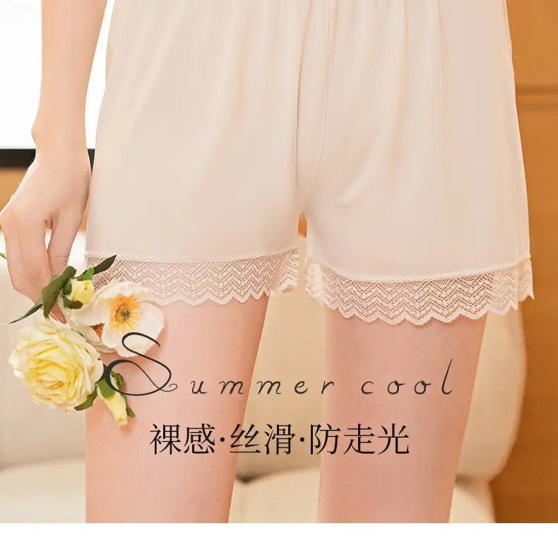 Women's Lace Shorts Plus Size Ice Silk Breathable — feature 24