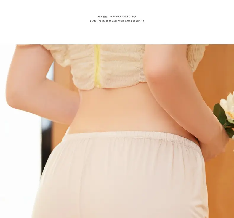 Women's Lace Shorts Plus Size Ice Silk Breathable — feature 8