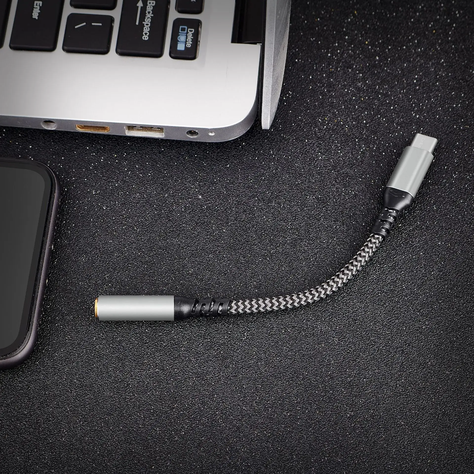 Type-C to 3.5mm Adapter Cable Digital Decoding Call Typec Audio - Image 2