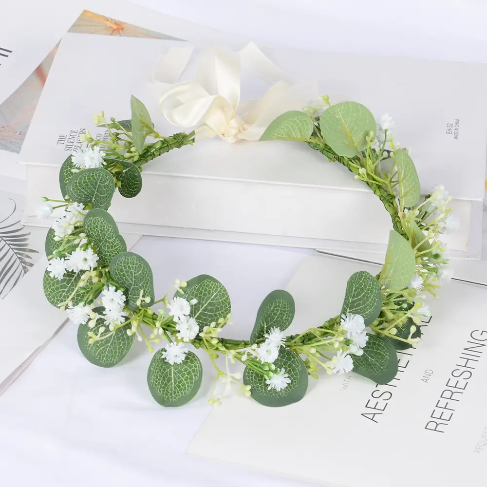 Cross-Border Gypsophila Eucalyptus Hair Gear for Women — feature 6