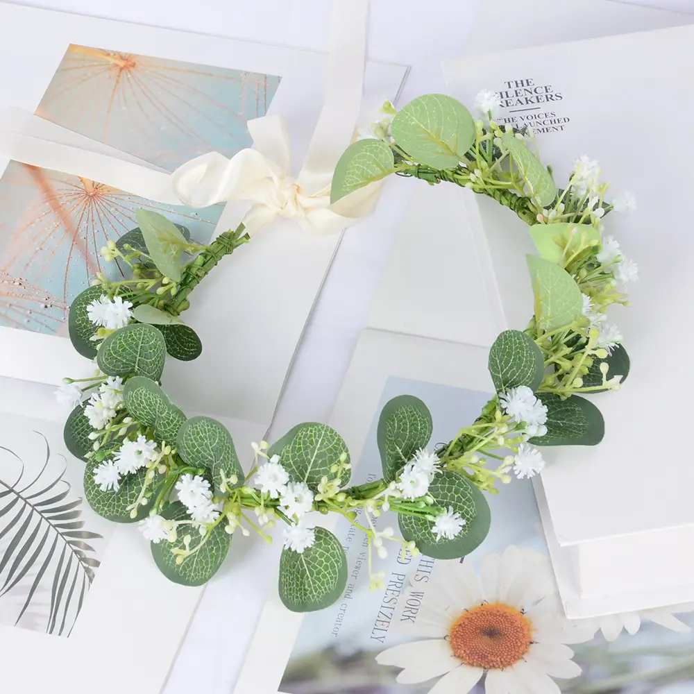Cross-Border Gypsophila Eucalyptus Hair Gear for Women — feature 7