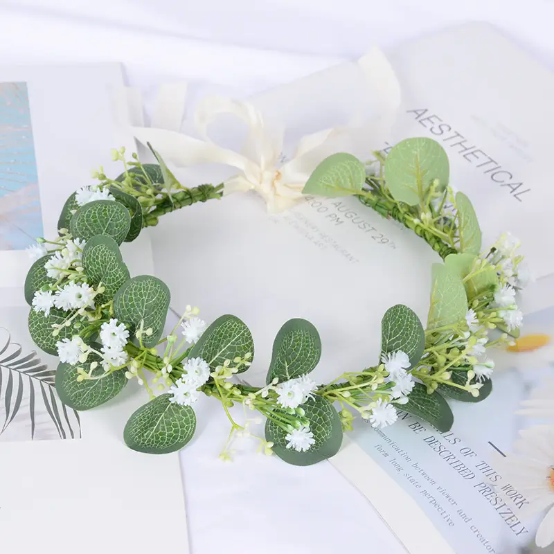 Cross-Border Gypsophila Eucalyptus Hair Gear for Women — feature 9