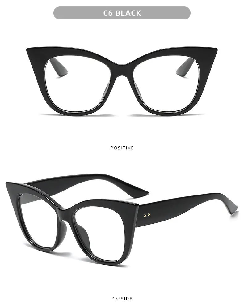 Cat's Eye Sunglasses with Brown Tinted Frames — feature 10