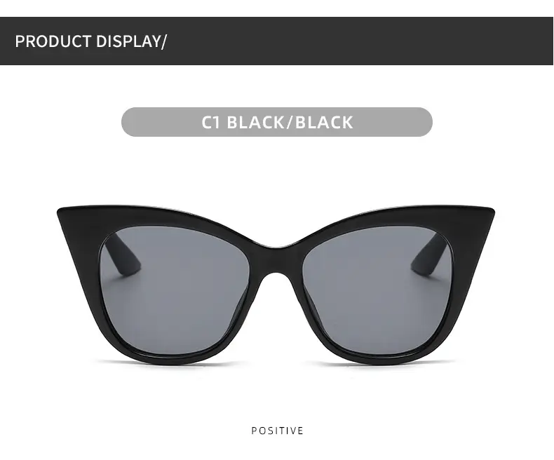 Cat's Eye Sunglasses with Brown Tinted Frames — feature 4