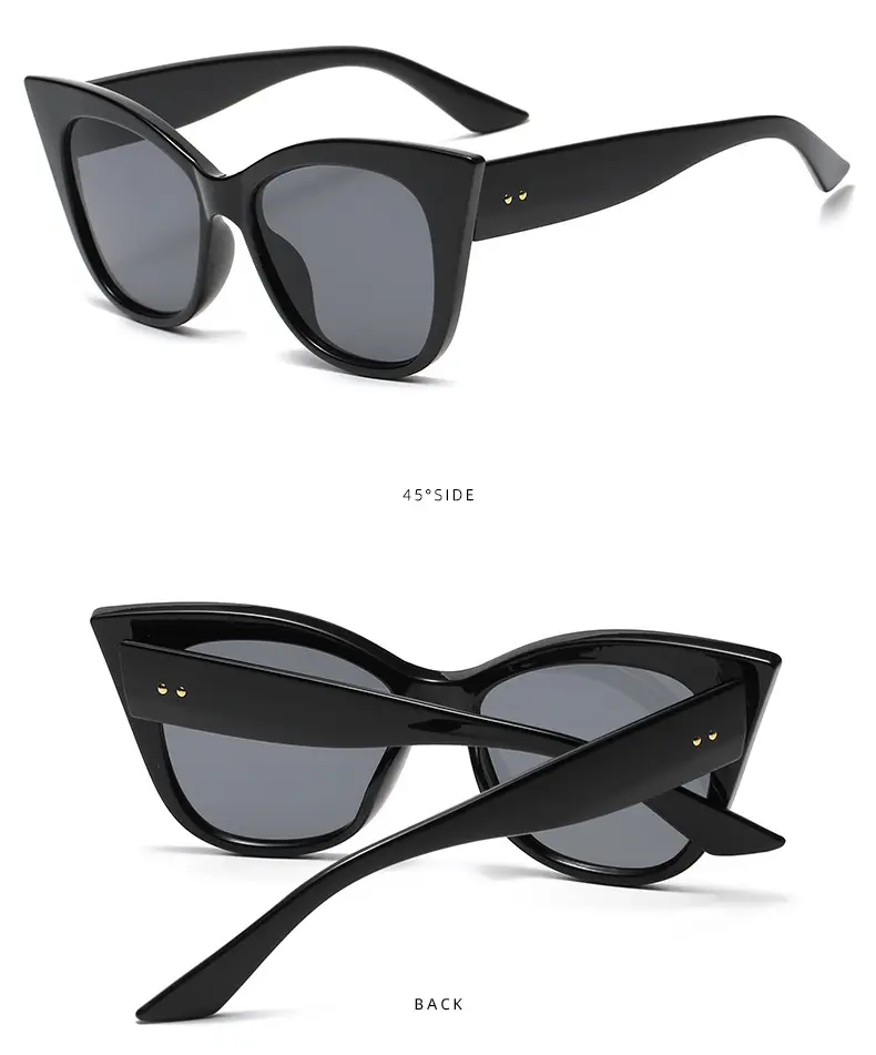 Cat's Eye Sunglasses with Brown Tinted Frames — feature 5