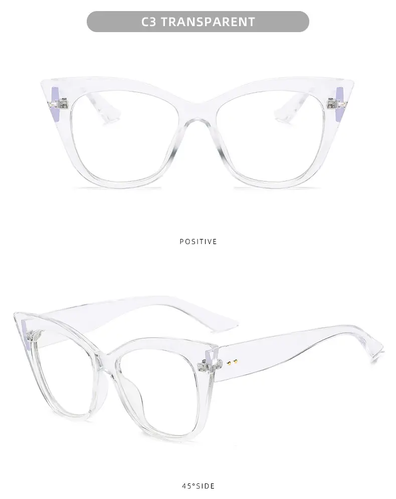 Cat's Eye Sunglasses with Brown Tinted Frames — feature 7