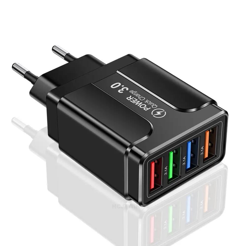 4 USB Fast Charger for Mobile Phone Travel Charging Head - Image 3
