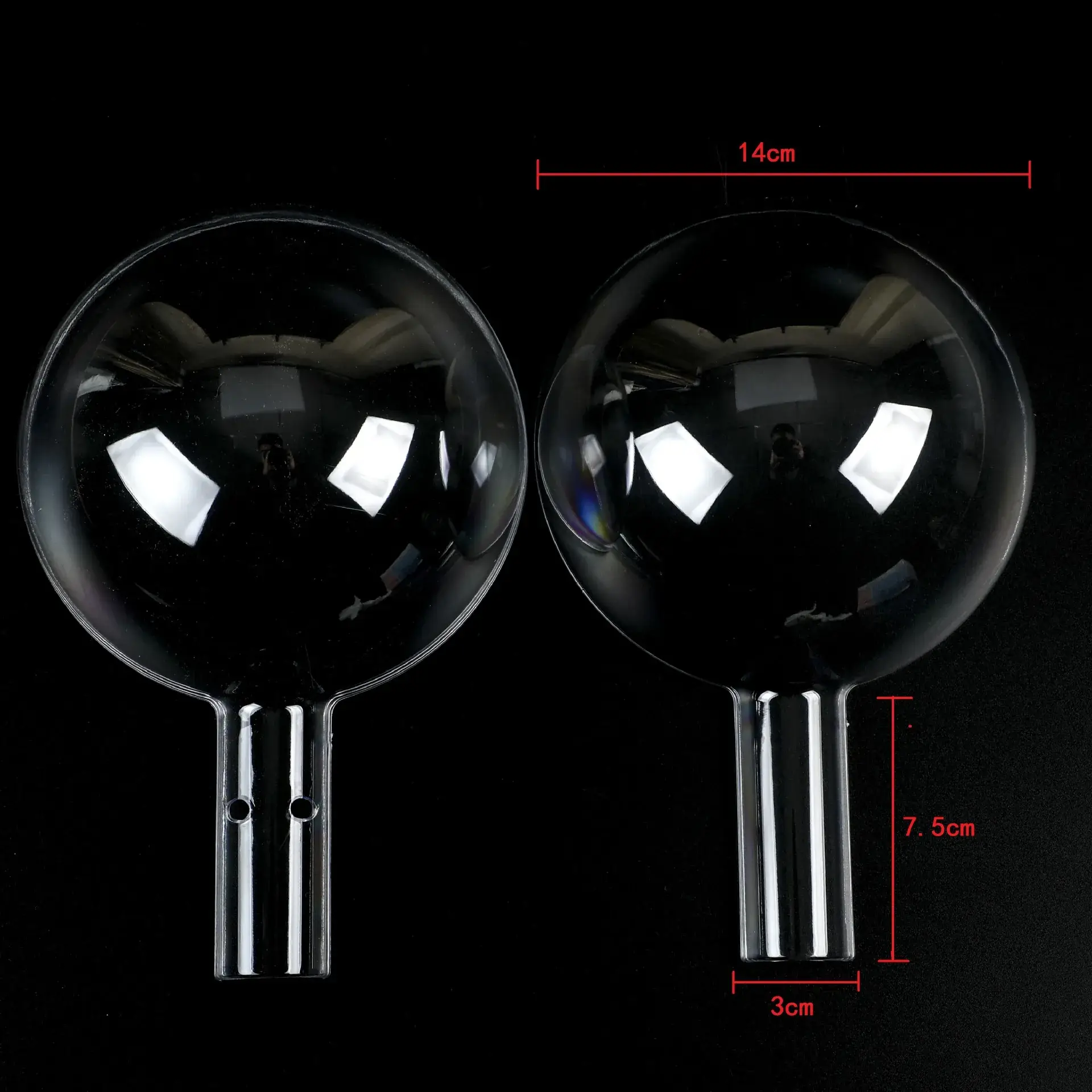 Transparent Ball Bobo Glass Decorative Ball 14cm - Image 4
