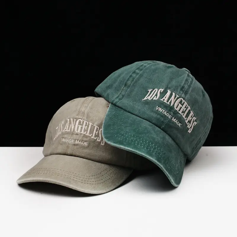 Men's Wash Black Angels Cap Spring Summer — feature 7