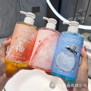 Little Red Book Silicon-free amino acid soft shampoo frosted particles cleaning cutin perfume shower gel lasting fragrance — feature 7