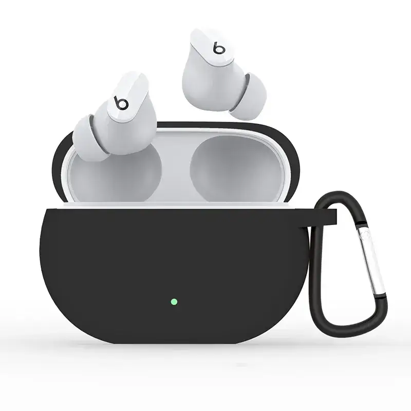 Wireless Bluetooth Earbuds in Green Silicone Storage Case - Image 3