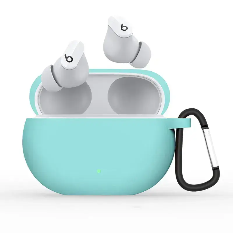 Wireless Bluetooth Earbuds in Green Silicone Storage Case - Image 9