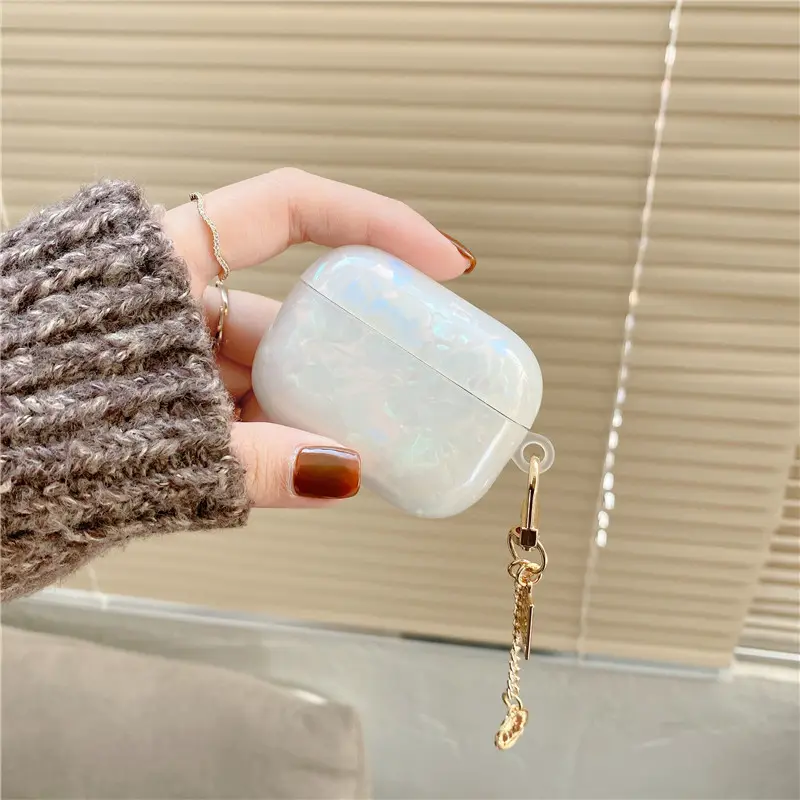Apple Airpods Pro Earphone Case Pearl Chain Design