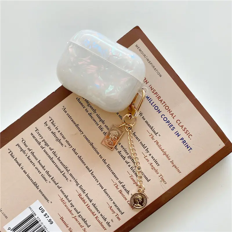 Apple Airpods Pro Earphone Case Pearl Chain Design