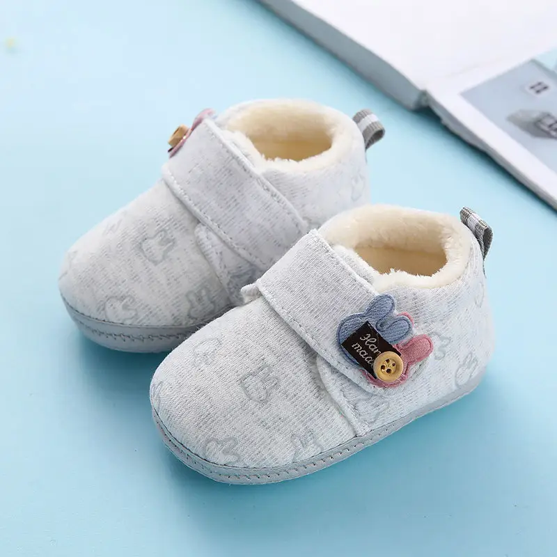 Baby Shoes Women's Winter Soft Bottom 0-1 Year Old Cotton Padded