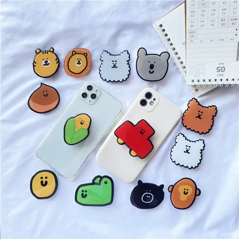 White Cartoon Glue Dropping Acrylic Mobile Bracket - Image 26
