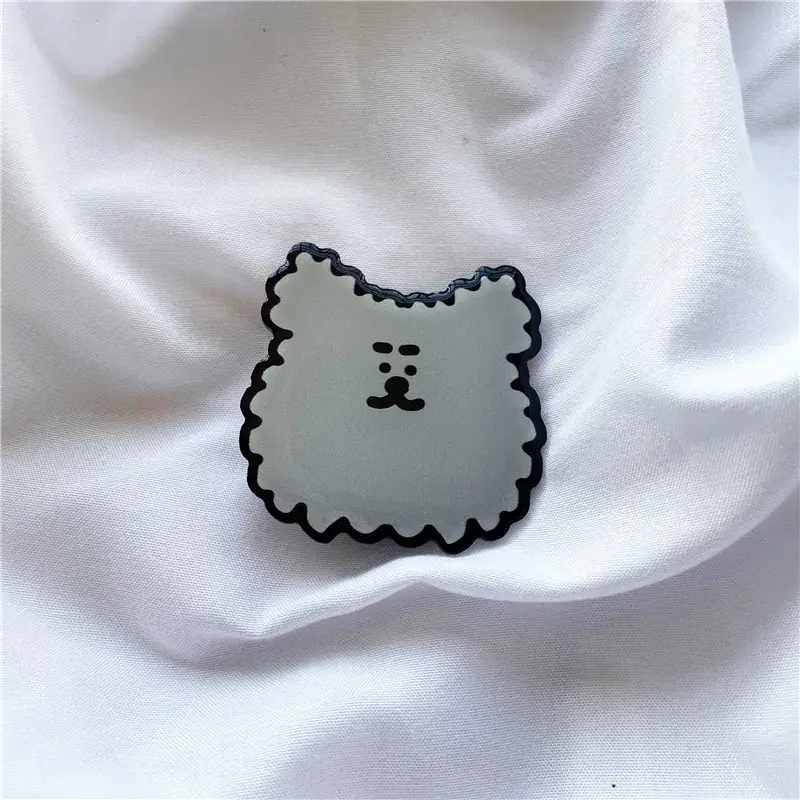 White Cartoon Glue Dropping Acrylic Mobile Bracket - Image 2