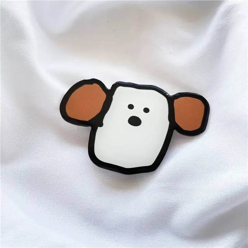 White Cartoon Glue Dropping Acrylic Mobile Bracket - Image 3