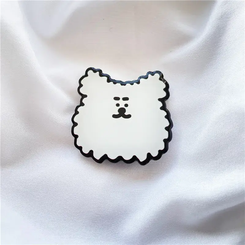 White Cartoon Glue Dropping Acrylic Mobile Bracket - Image 8