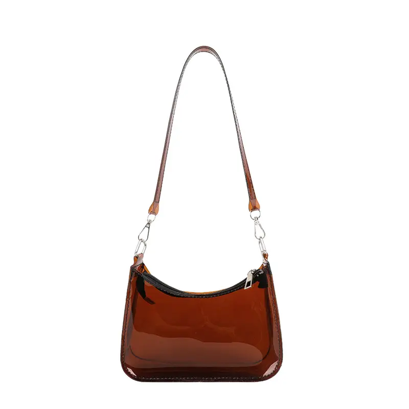 Black Transparent Jelly Shoulder Bag 2021 - Image 12