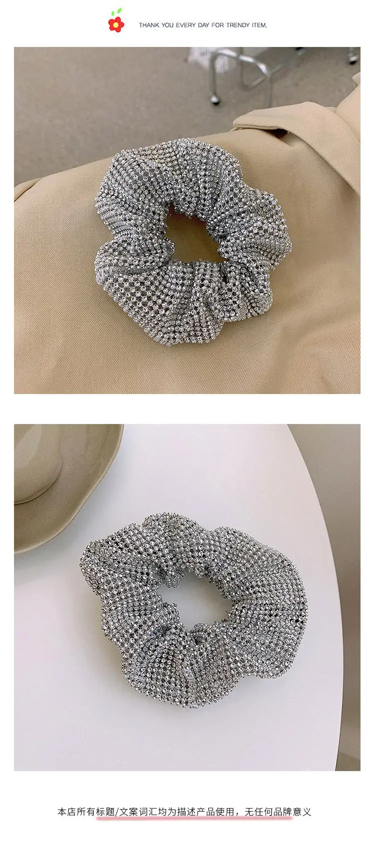 Sparkling Diamond Hair Tie for Women — feature 7