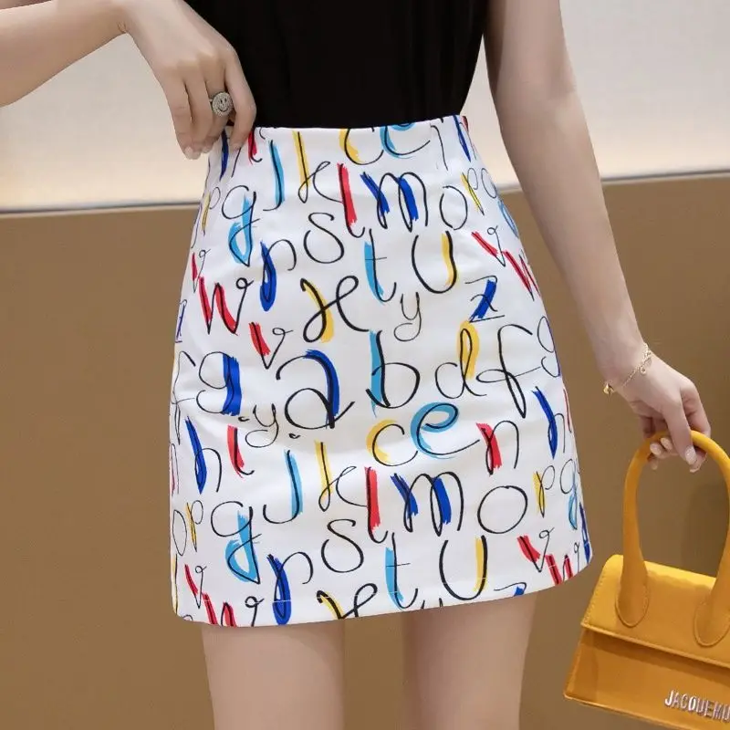 Women's Letter Print High Waist Shorts 2024 - Image 3