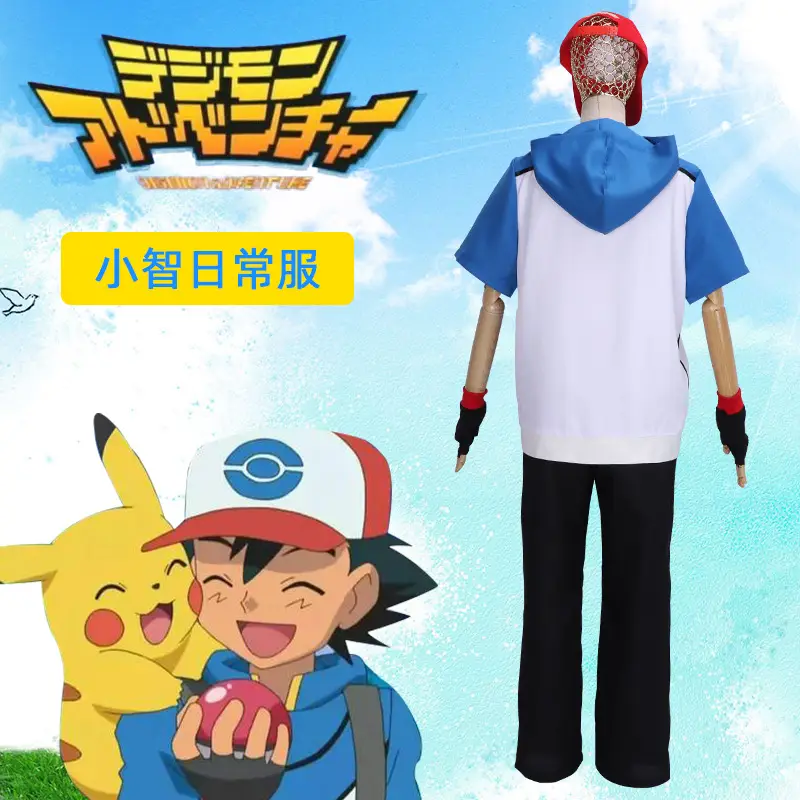 Pokemon Ash Ketchum Cap Red White - Image 6