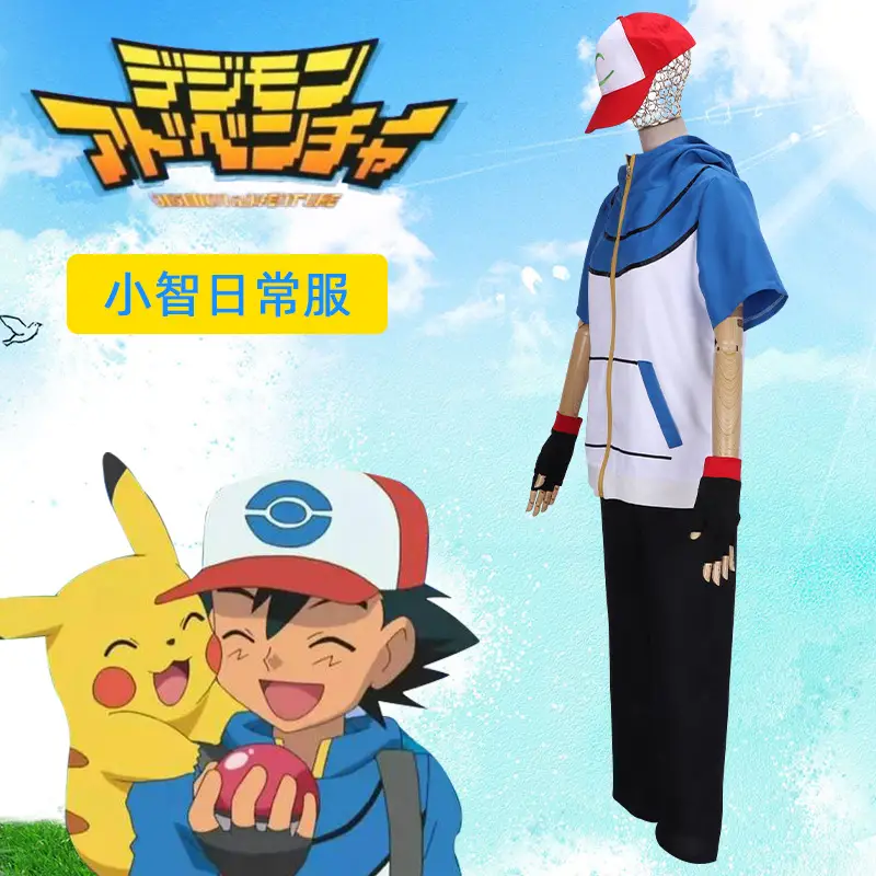 Pokemon Ash Ketchum Cap Red White - Image 7