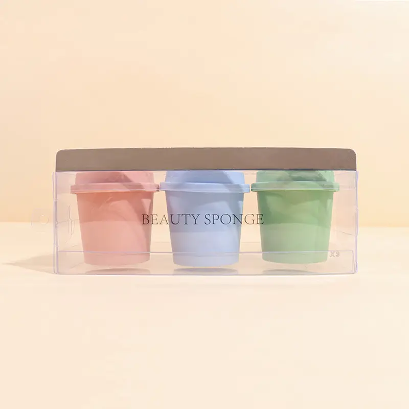 Green Makeup Egg Powder Storage Set Dual Use - Image 7