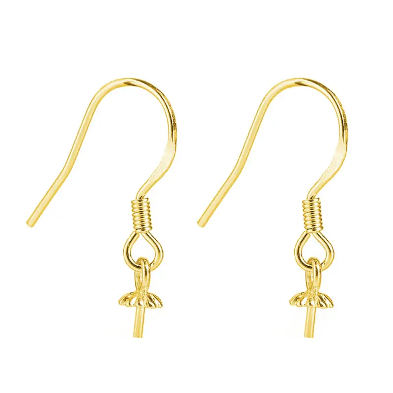 Copper Gold Plated 24K Ear Hook Earrings DIY Design - Image 7