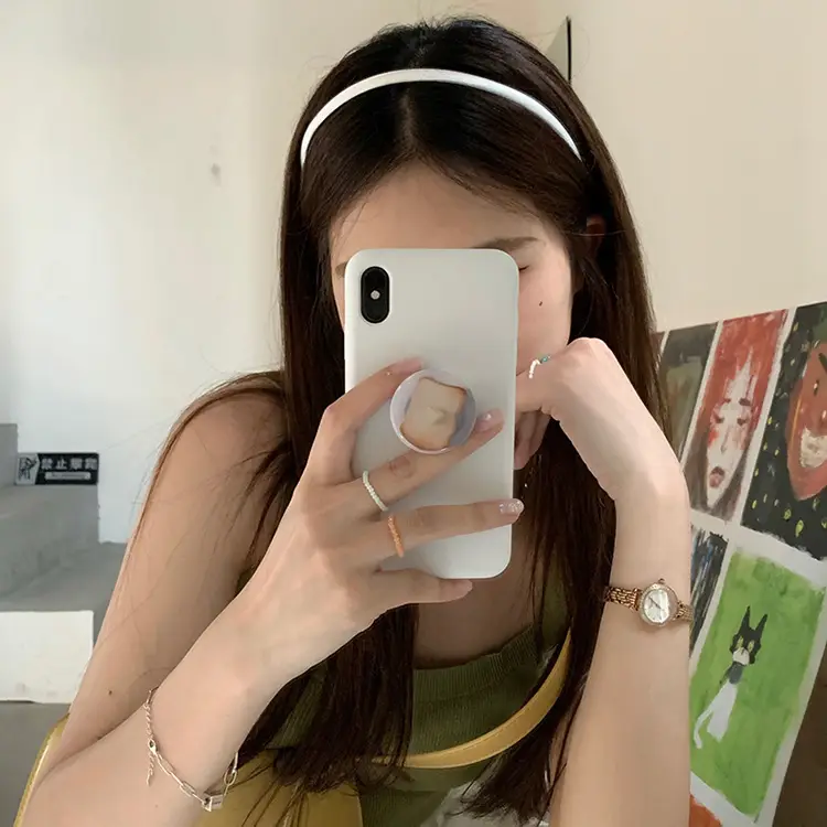 Women Satin Hair Hoop with Colorful Headband