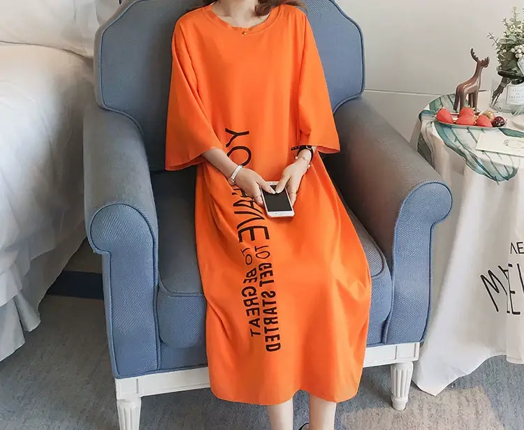 Black Long Sleeve Fat Plus Size Summer Dress — feature 13