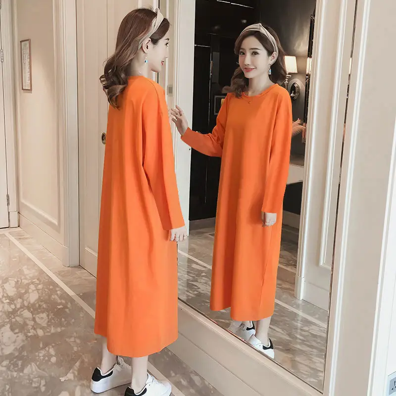 Black Long Sleeve Fat Plus Size Summer Dress - Image 7