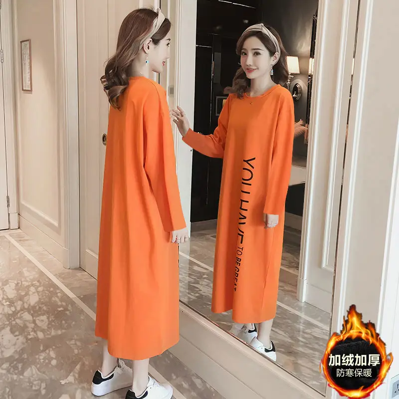 Black Long Sleeve Fat Plus Size Summer Dress - Image 9