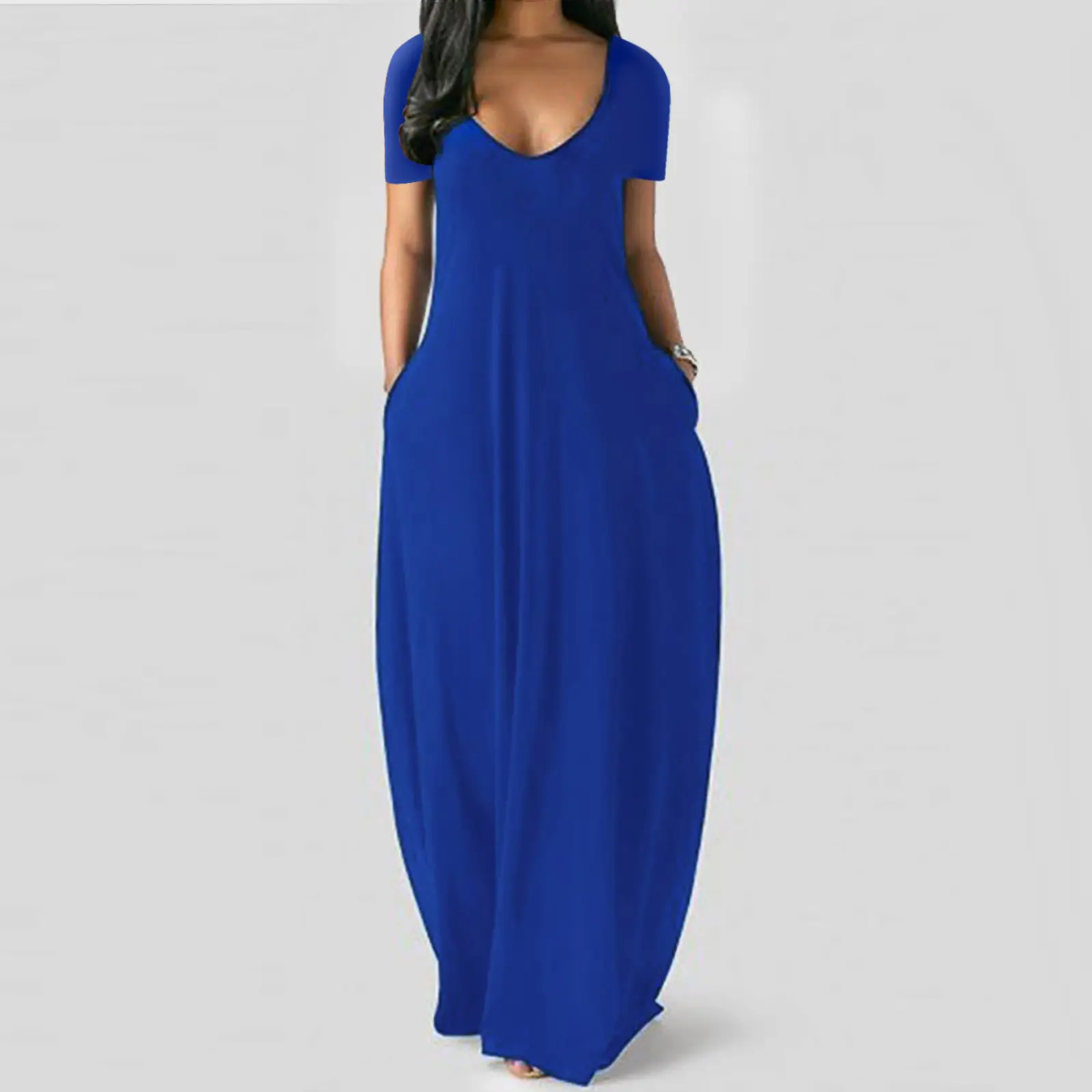 2023 Hot Yellow Long Dress for Women Plus Size - Image 11