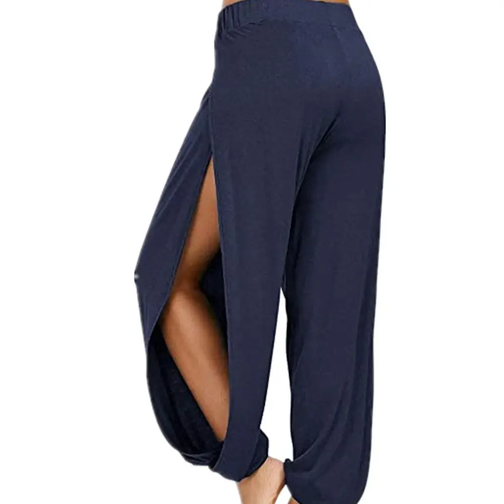 2021 Harlan High Split Hippie Pants Grey Women - Image 8