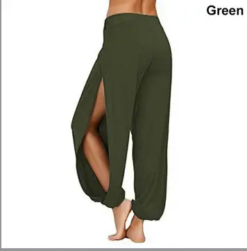 2021 Harlan High Split Hippie Pants Grey Women - Image 2