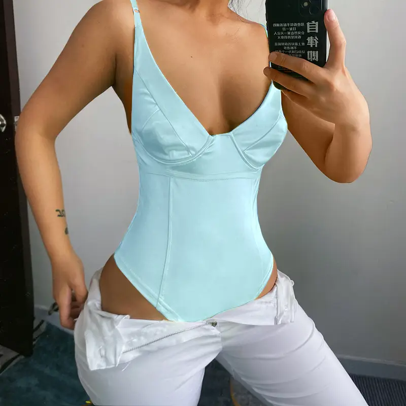 Women Sleeveless Camisole Black 2023 Summer - Image 5