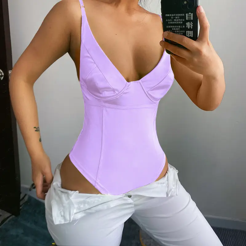 Women Sleeveless Camisole Black 2023 Summer - Image 6