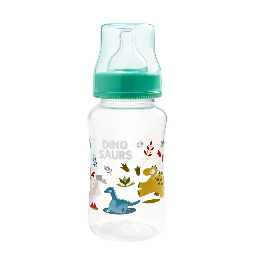 Factory Direct Sales Baby Bottles 0-6 Months Wide Mouth Baby Bottles Anti-Drop and Bite-Resistant Plastic Baby Bottles Maternal and Infant Supplies Wholesale