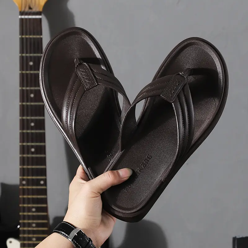 2025 Korean Style White Sandals for Men