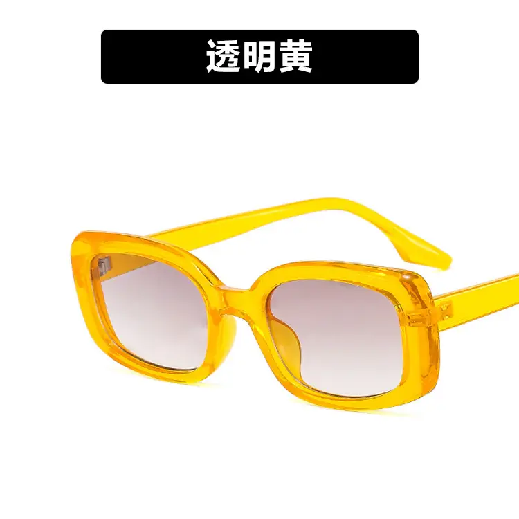 Korean Style Brown Sunglasses with Metal Buckle 2021 - Image 4