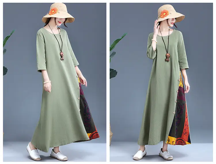 Women's Red Literary Long Sleeve Dress 2023 — feature 18