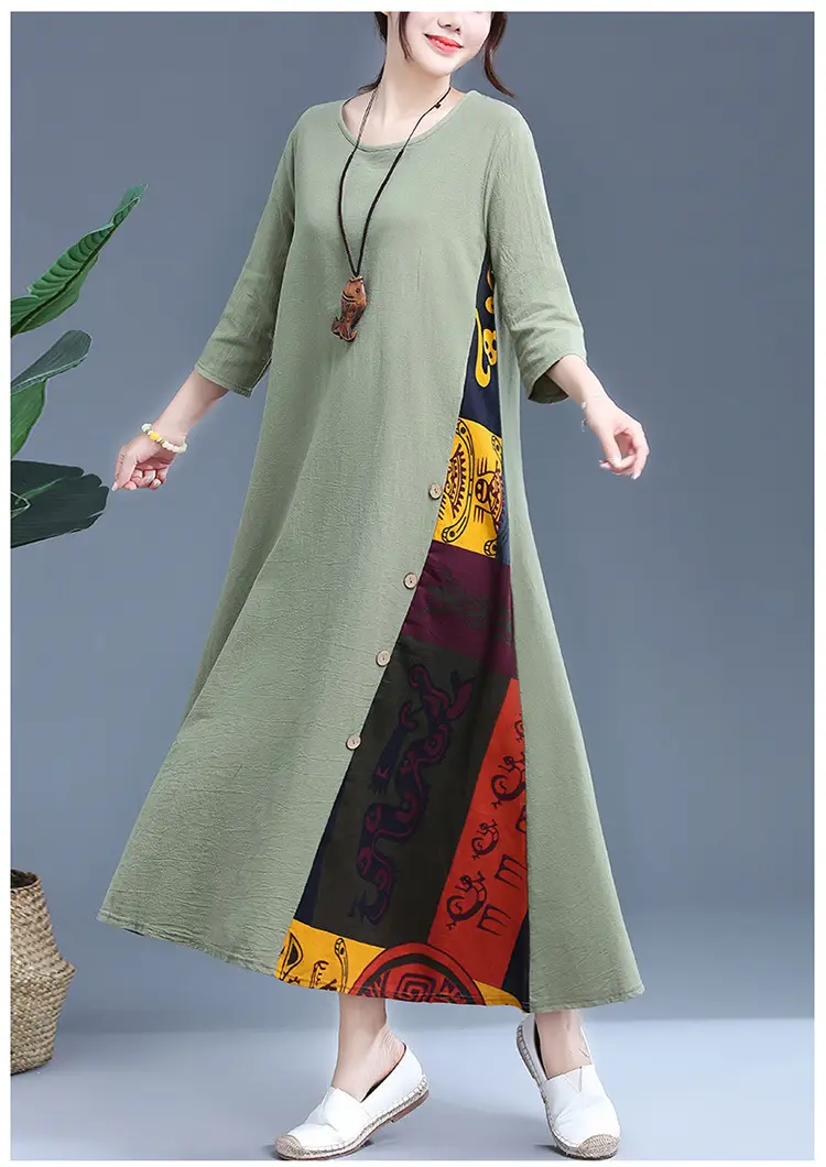 Women's Red Literary Long Sleeve Dress 2023 — feature 19