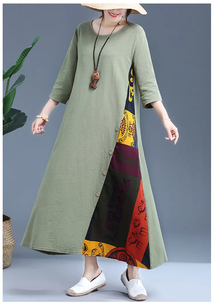 Women's Red Literary Long Sleeve Dress 2023 — feature 21