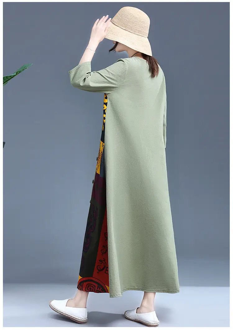 Women's Red Literary Long Sleeve Dress 2023 — feature 23