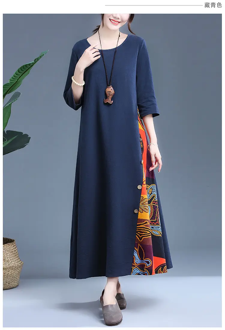 Women's Red Literary Long Sleeve Dress 2023 — feature 24