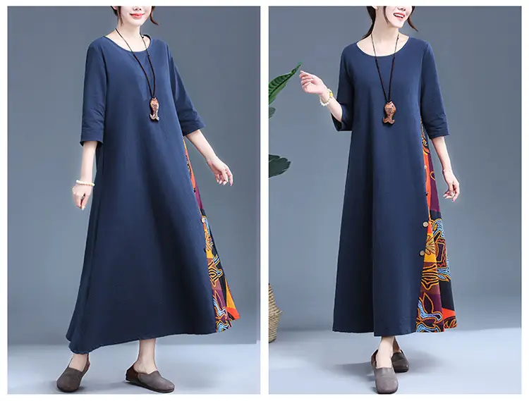 Women's Red Literary Long Sleeve Dress 2023 — feature 25