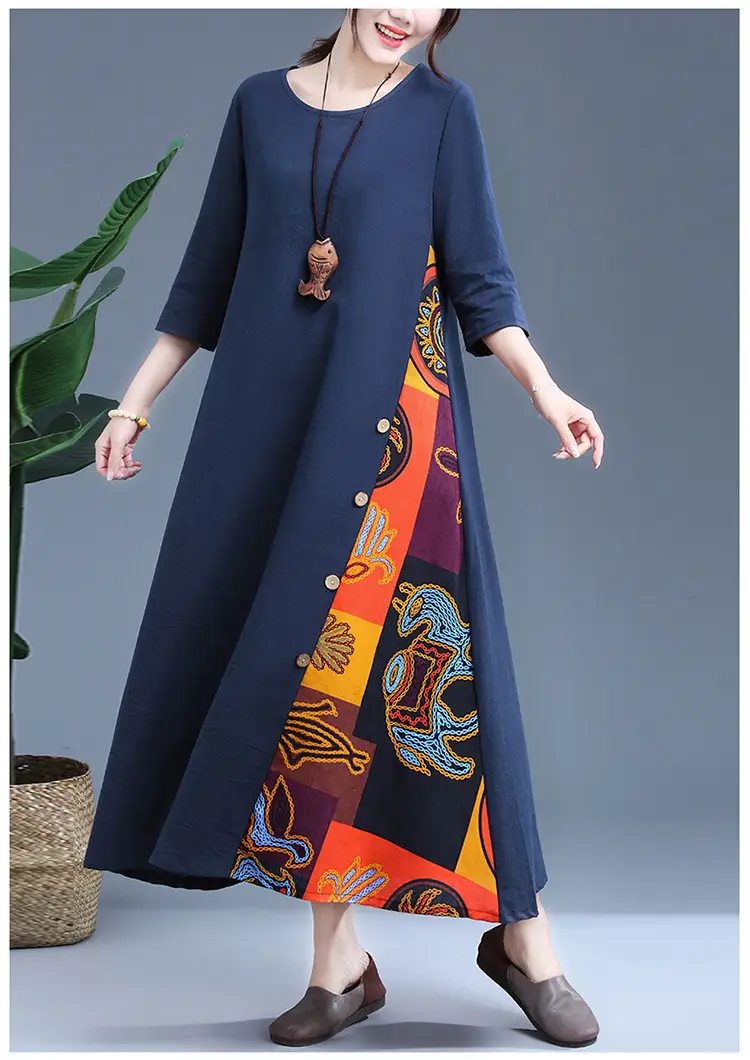 Women's Red Literary Long Sleeve Dress 2023 — feature 26