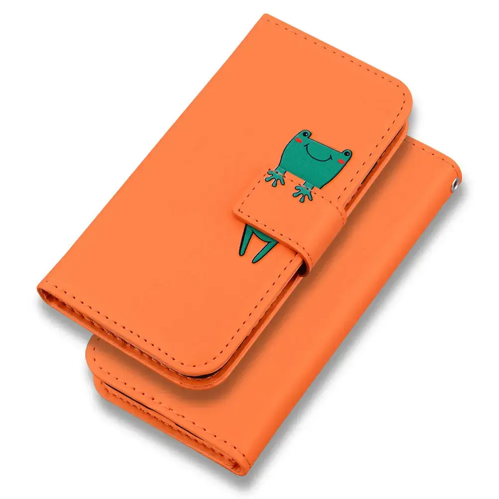 Apple iPhone 17 Cartoon Animal Protective Leather Wallet Case